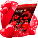 Red Heart Love Sparkling Theme
