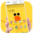 Cartoon Yellow Cute Duck Theme