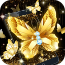 Gold Diamond Butterfly Theme