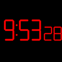 Digital Clock Seconds