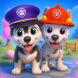 Talking Husky Dog