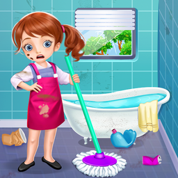 Clean Up: Girls Cleaning Games