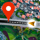 GPS Satellite Map Route Finder