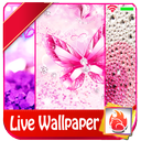 Pink glitter Live Wallpaper