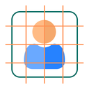 Drawing grid for the artist