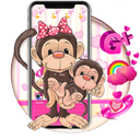Lovely Brown Monkey Theme