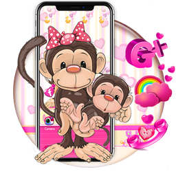 Lovely Brown Monkey Theme