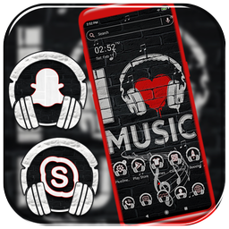 Love Music Launcher Theme