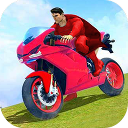 Superhero Bike Stunt Games 3D