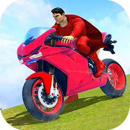 Superhero Bike Stunt Games 3D