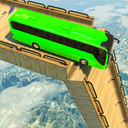 Mega Ramp Bus Stunt Driving