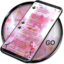 SMS Theme Love Cherry - pink