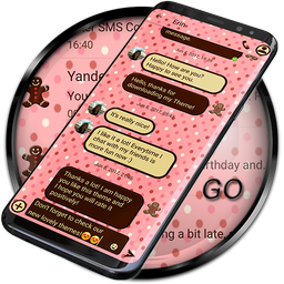 SMS Theme Love Chocolate pink