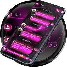 SMS Theme Sphere Pink - chat