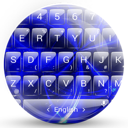 Keyboard Theme G Blue Galaxy