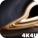 4K Black Hole Horizon Video Live Wallpaper