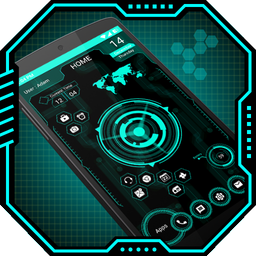 Futuristic UI Launcher