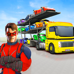 Superhero Car Transport Truck