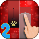 Piano Noir Ladybug Tiles 2