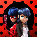 Girl ladybird + cartoon