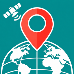 GPS Coordinates Locator Map