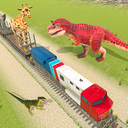 Rescue Animal Transport Train Sim: Wild Dinosaur