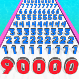 Number Master Run 3D Games