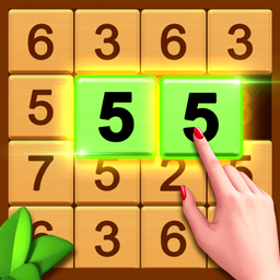 Wood Number - Match Ten Games