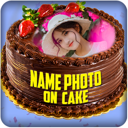 Name Photo on Birthday Cake –