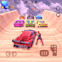 Superhero Mega Ramp: Car Games