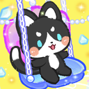 Lovely cat dream party