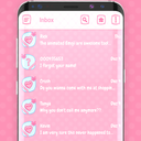 Pink messenger theme