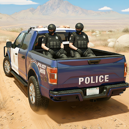 Offroad Police Truck Drive 3D