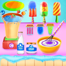 Ice Cream Popsicle Maker Games