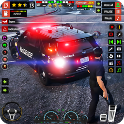 US Cop Car Police Chase Game