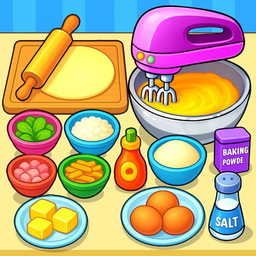 Kitchen Set Cooking and Baking