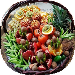نکات آموزشی تزیین میوه یلدا