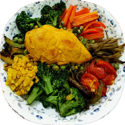 نمونه خوراک مرغ بپژ