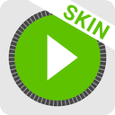 MusiX Material Light Green Skin for music player