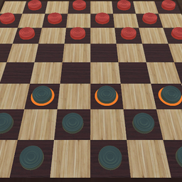 Checkers 2 Player Offline 3D