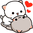 Animated Mochi Cat Stickers