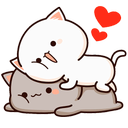 Mochi Cat Stickers WASticker