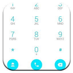 Dialer Theme Droid L White