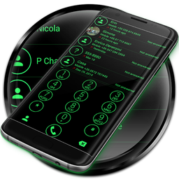 Dialer Theme Circle Green