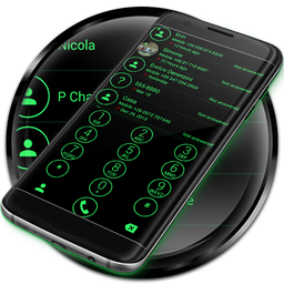 Dialer Theme Circle Green