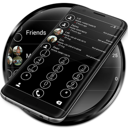 Dialer Theme Circle BW drupe