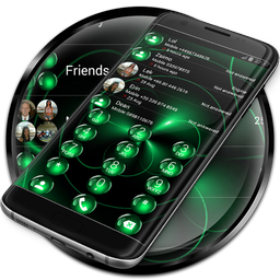 Dialer Theme Spheres Green