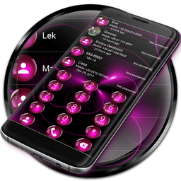 Dialer Theme Sphere Pink drupe