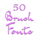 Brush Fonts Message Maker