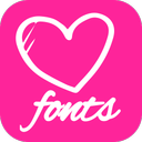 Love Fonts for FlipFont